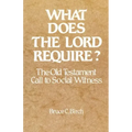 What Does the Lord Require?: The Old Testament Call to Social Witness