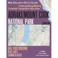 Aoraki/Mount Cook National Park Trekking/Hiking/Walking Topographic Map Atlas Ball Pass Crossing Blue Lakes Tasman Glacier New Zealand South Island 1: