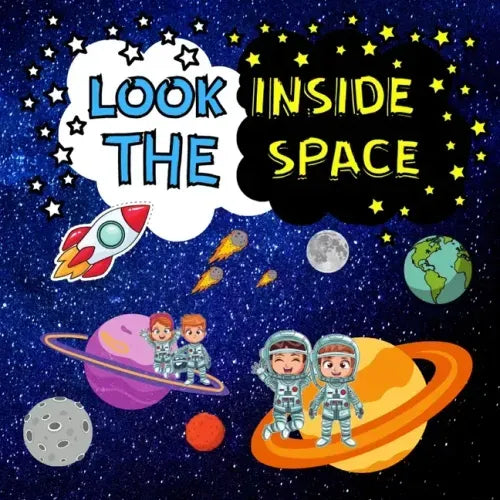 Look Inside The Space: See Inside The Space Uk English Planets Solar System Astronomy Book For Kids Present Gift