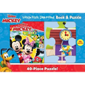 Disney Junior Mickey Mouse Clubhouse: Little First Look and Find Book & Puzzle