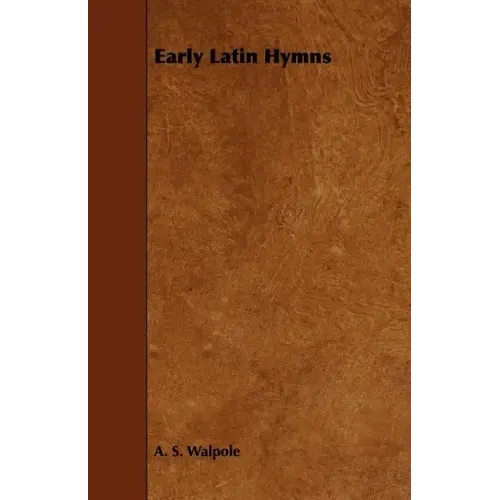 Early Latin Hymns