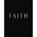 Faith: Black and White Decorative Book to Stack Together on Coffee Tables, Bookshelves and Interior Design - Add Bookish Char