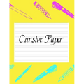 Cursive Paper: Practice Work Book Learn To Write Script Longhand Joined Up Writing - Ideal For Third To Sixth Grade Level (Large 8.5" x 11" Size)