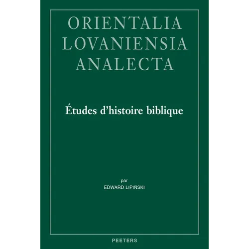 Etudes d'Histoire Biblique