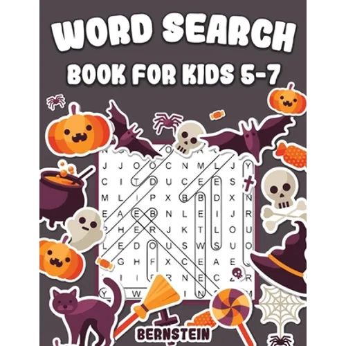 Word Search for Kids 5-7: 200 Fun Word Search Puzzles for Kids with Solutions - Large Print - Halloween Edition