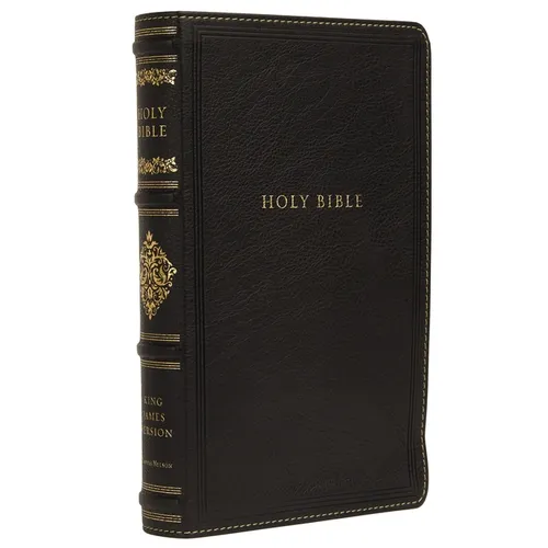 Kjv, Sovereign Collection Bible, Personal Size, Leathersoft, Black, Red Letter Edition, Comfort Print: Holy Bible, King James Version