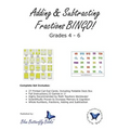 Adding & Subtracting Fractions BINGO!