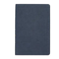 CSB Large Print Thinline Bible, Navy Leathertouch