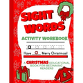 Sight Words Activity Workbook: Christmas Educational Books for Beginning Readers 8.5x11