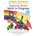 Preschool & Kindergarten Scissors Skills Work in Progress: Paper tearing, Snips, Straight lines, Fringe, Zig Zag, Curved lines & Right angled