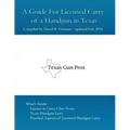 A Guide for Licensed Handgun Carry in Texas
