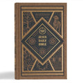 CSB Jesus Daily Bible, Brown Cloth Over Board: Guided Readings Showing Christ Throughout Scripture