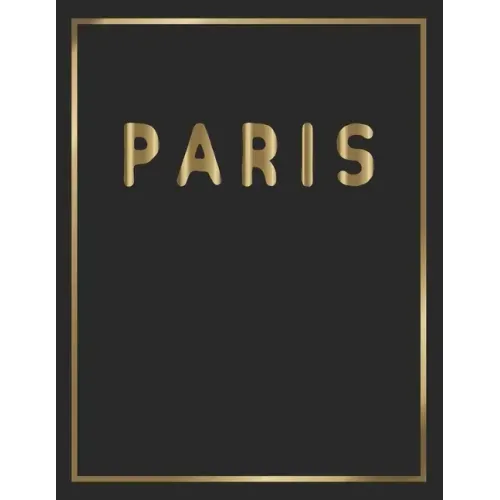 Paris: Gold and Black Decorative Book - Perfect for Coffee Tables, End Tables, Bookshelves, Interior Design & Home Staging Ad