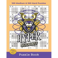 Hyper Sudoku Puzzle Book: 100 Medium and 100 Hard Hyper Sudoku Puzzles With Solutions