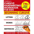 Cursive Handwriting Workbook for Kids: 3-in-1 Writing Practice Book to Master Letters, Words & Sentences