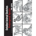 Detailed Animal Sketches Endangered Species: A Coloring Collection of 25 animal drawings