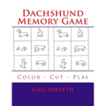 Dachshund Memory Game: Color - Cut - Play