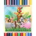 ANIMALES DE VACACIONES - Libro De Colorear Para Niños