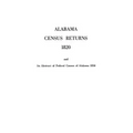 Alabama Census Returns 1820 - Genealogical Publishing