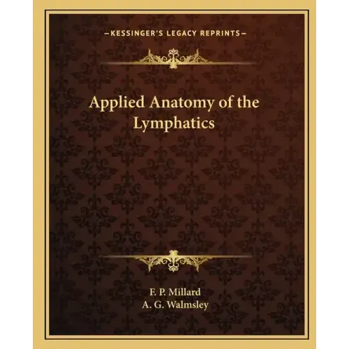 Applied Anatomy of the Lymphatics
