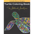 Turtle Coloring Book For Adults And Animal Lovers: Over 40 Beautiful and Calming Designs for Stress Relief and Relaxation - Beginner, Complex and Real