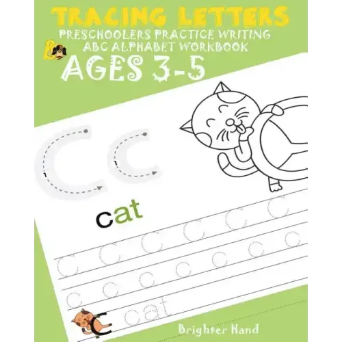 Tracing Letter Preschoolers*Practice Writing ABC Alphabet*Workbook Kids Ages 3-5: Large Print(Lower Case)*