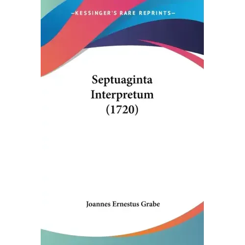 Septuaginta Interpretum (1720)