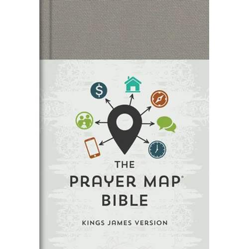 The KJV Prayer Map(r) Bible [Gray Weave]