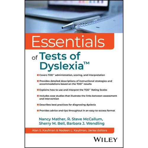 Essentials of Tests of Dyslexia�