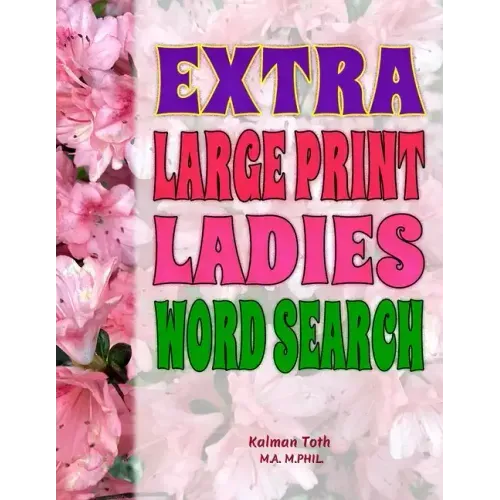Extra Large Print Ladies Word Search