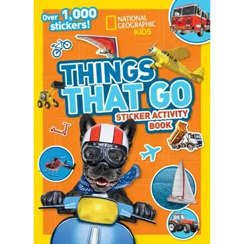 Things That Go Sticker Activity Book