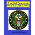 US Army Logo - Cross Stitch Pattern: from Brenda's Craft Shop - Volume 13