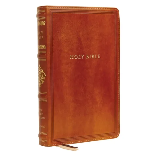 Kjv, Sovereign Collection Bible, Personal Size, Leathersoft, Brown, Red Letter Edition, Comfort Print: Holy Bible, King James Version