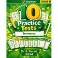 10 Tennessee TCAP Grade 6 Math Practice Tests: The Ultimate Test Prep Collection with Answer Explanations