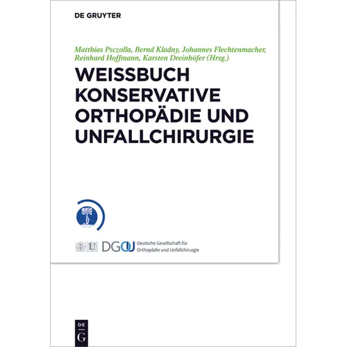 Weißbuch Konservative Orthopädie Und Unfallchirurgie
