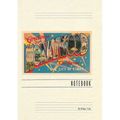 Vintage Lined Notebook Greetings from Hollywood, California