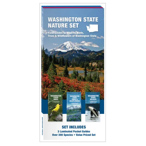 Washington State Nature Set: Field Guides to Wildlife, Birds, Trees & Wildflowers of Washington State