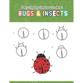 Easy step-by-step How to Draw Insects and Bugs: Fun for boys and girls, Draw caterpillar, moth, grasshopper, ladybug and many more animals!