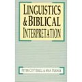 Linguistics & Biblical Interpretation