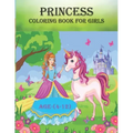 Princess coloring book for girls: 50 unique designs for girls age(4-12), creative and funny coloring book