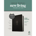 NLT Wide Margin Bible, Filament Enabled (Hardcover Leatherlike, Black Cross, Red Letter)