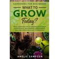 Gardening For Beginners: WHAT TO GROW TODAY? - Basic Gardening Tips To Growing Vegetables, Hydroponics, Mini Farming, Hydropopnics, and Herb Ga