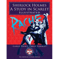 Sherlock Holmes: A Study in Scarlet - Illustrated, Large Print, Large Format: Giant 8.5" x 11" Size: Large, Clear Print & Pictures - Co