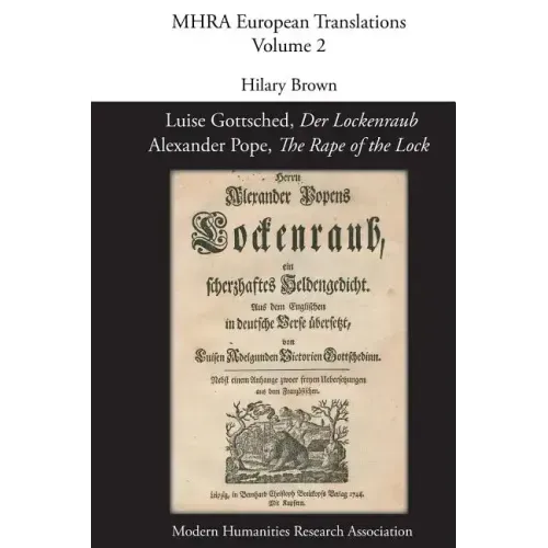 Luise Gottsched, 'Der Lockenraub' / Alexander Pope, 'The Rape of the Lock'
