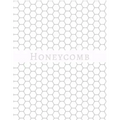 Honeycomb: Hex paper (or honeycomb paper), This large hexagons measure .5" per side.100 pages, 8.5 x 11.GET YOUR GAME ON: -)