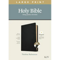 KJV Large Print Thinline Reference Bible, Filament Enabled Edition (Red Letter, Genuine Leather, Black, Indexed)