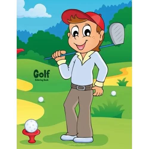 Golf Coloring Book 1