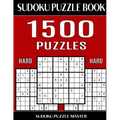 Sudoku Puzzle Master Book, 1,500 Hard Puzzles: Jumbo Bargain Size Sudoku Book With Single Level of Difficulty