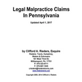 Legal Malpractice Claims In Pennsylvania