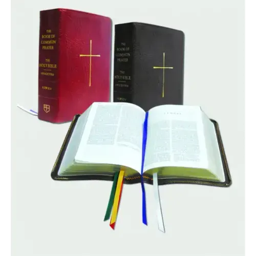 The Book of Common Prayer and Bible Combination Edition (NRSV with Apocrypha): Red Bonded Leather